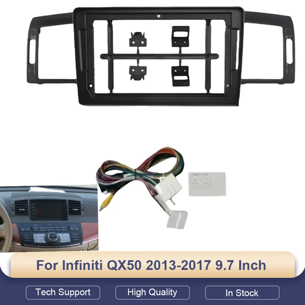

Для Infiniti M35 Nissan Fuga 9-дюймовый автомобильный каркас, лицевой адаптер Canbus Box, Android-радио, аудиосистема приборной панели, комплект панели