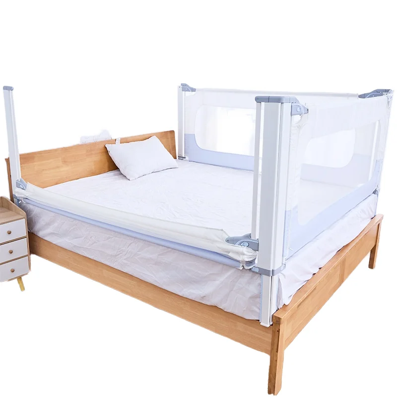 Wholesale Factory - Supply Adjustable Double Sided Bed Rail Child Guardrail, Single and Double Beds for Male and Female Cribs