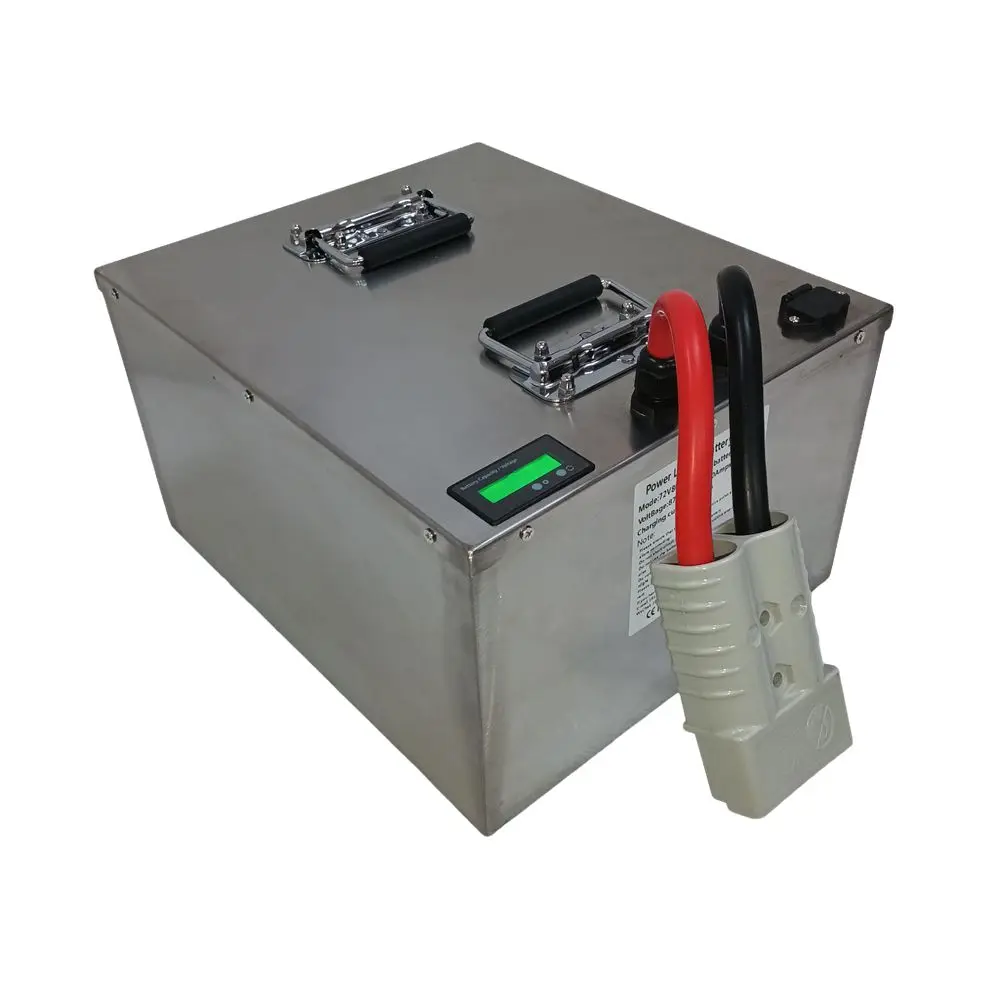 72V 60Ah Deep Cycle Long Life LiFePO4 Battery BMS 24S for 7000W 4000W Golf Carts, Camping Equipment , E-Scooter，BIKE +charge