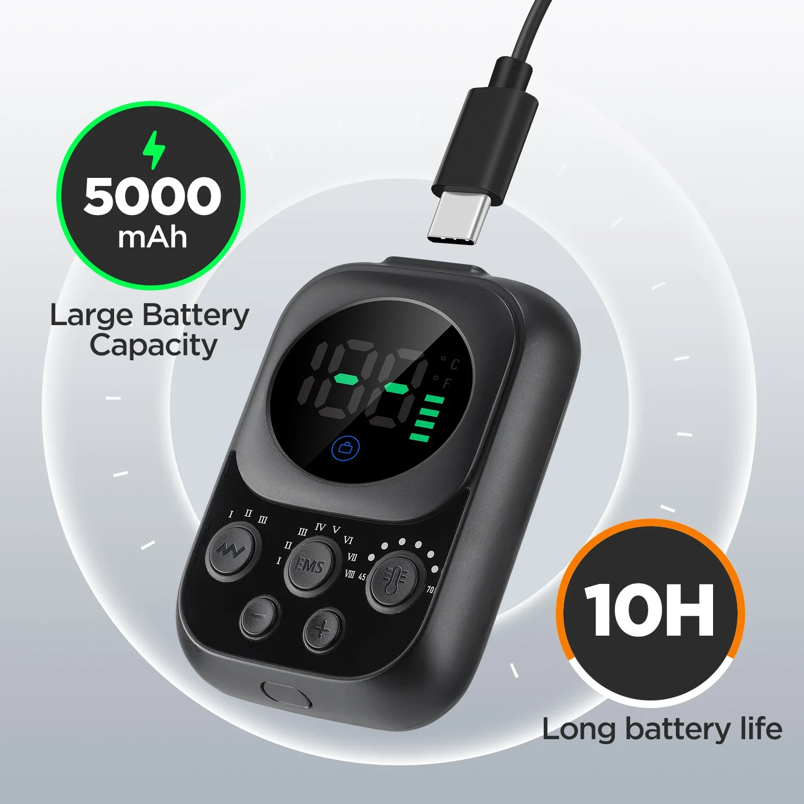 دعامة الركبة للكتف 2 في 1 APP التحكم في التدفئة الركبة الاهتزاز تدليك دعم حزام قابل للتعديل ساخنة يهتز تدليك الاسترخاء الوسادة #5