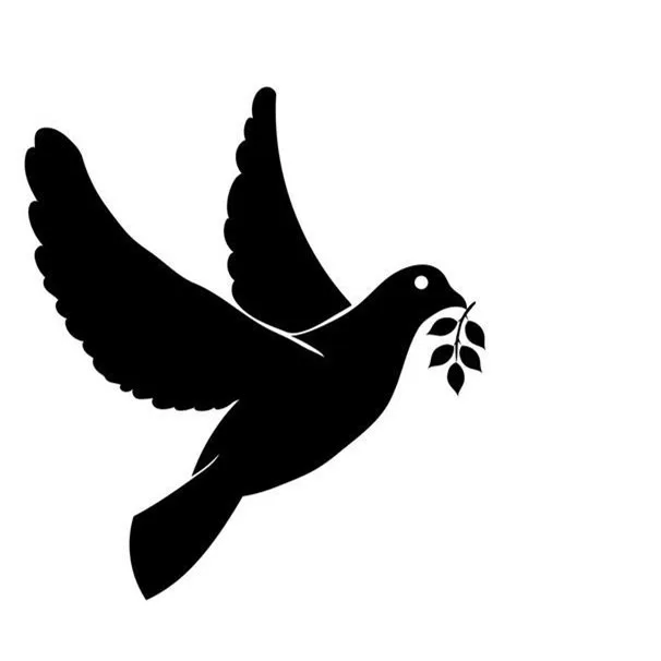 

13.2CM×13.5CM Dove of peace Car Sticker Vinyl