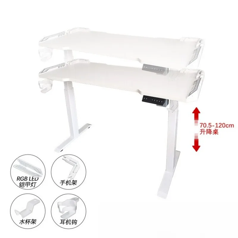 Customized Adjustable Height Electric Lifting Table Single Motor Competition Table, Live Office Automatic Table Computer