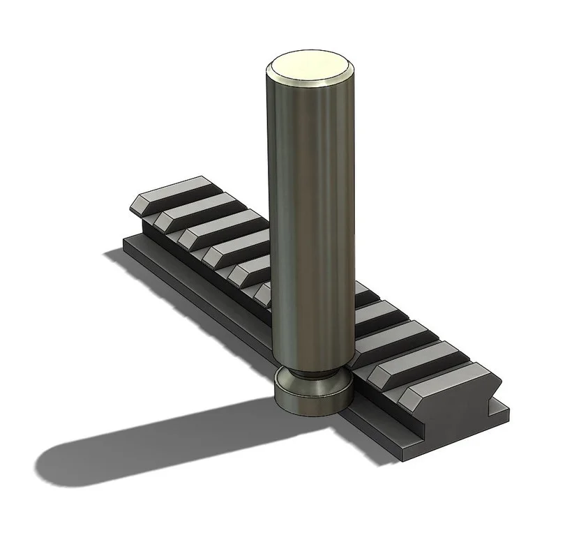 PICATINNY-RACanon FORM TOadvocate, MILLING CUTTER, CARBIDE SOLID, 3 FLUTE ALTIN COATED