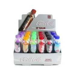 24Pcs Soda Bottle Lip Balm 6 Flavors Set Color Changing Lipstick Long Lasting Waterproof Lip Balm Wholesale