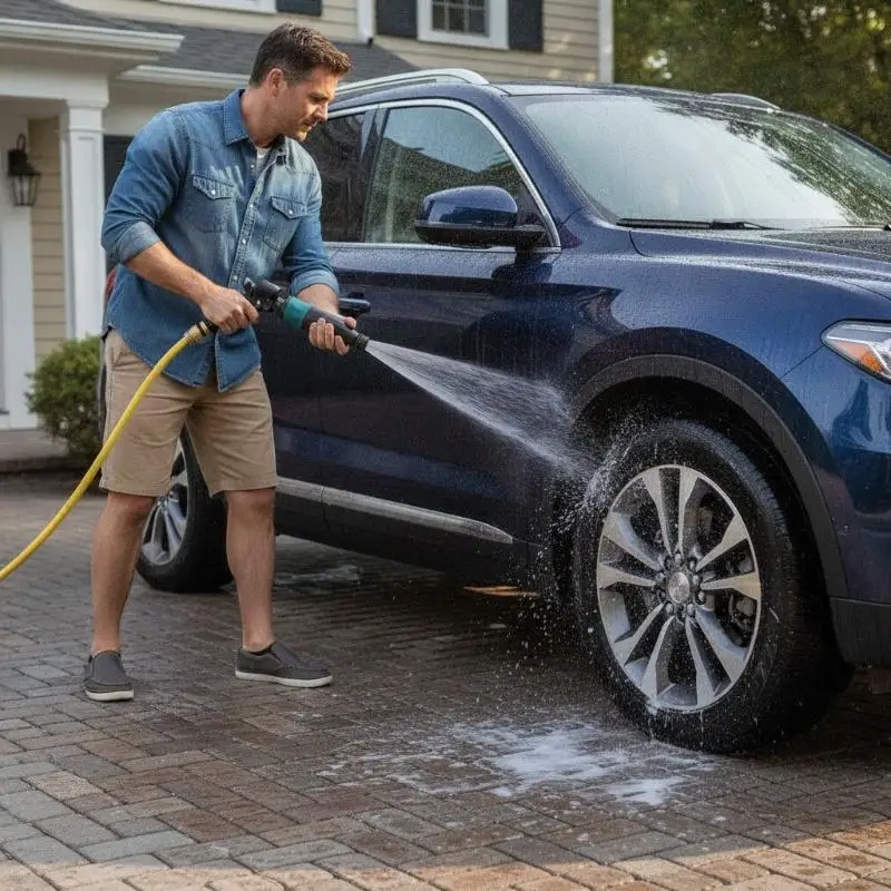 Adjustable High Pressure Spray Water Washing Garden Watering Hose Nozzle Sprinkler Car Cleaning Wash Tool Auto Washer Guns