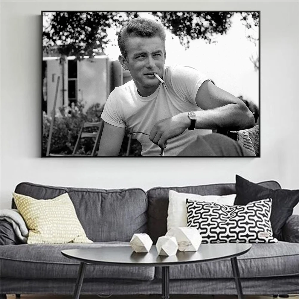 James Dean Posters and Prints Classical Picture Black & White Wall Art Decorative Canvas Painting For Room Home Decor