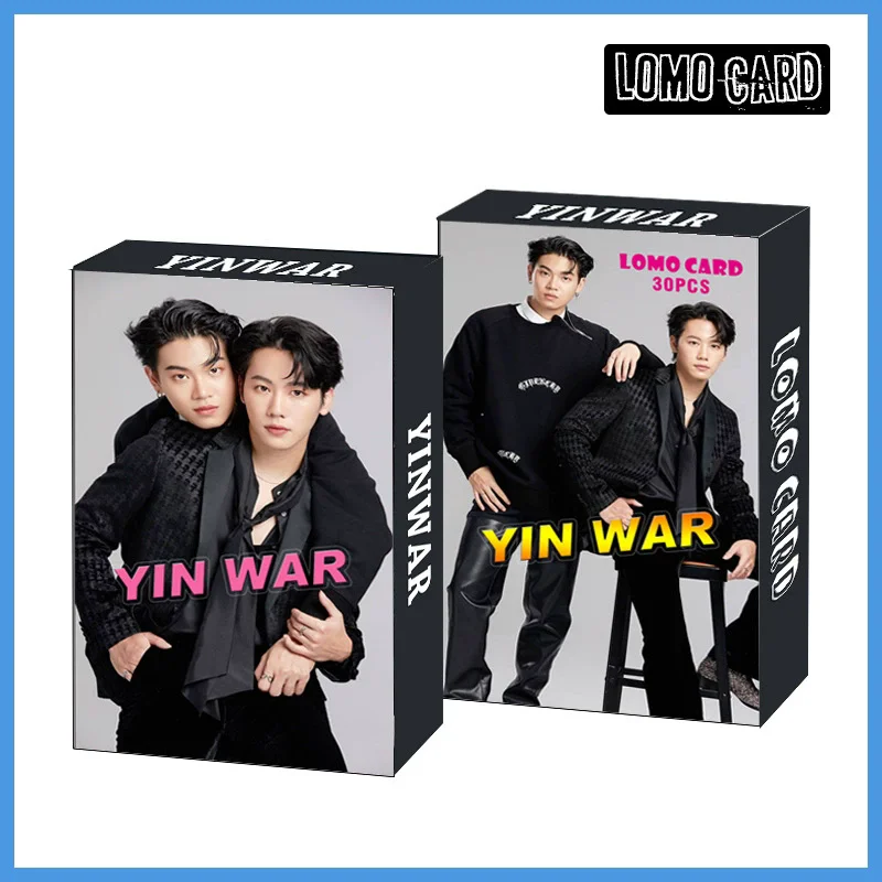 30Pcs/Set Off Gun Tay New EN OF LOVE Lomo Cards Thai BL Drama Star Photo Cards Fans Collection Gift Card Set