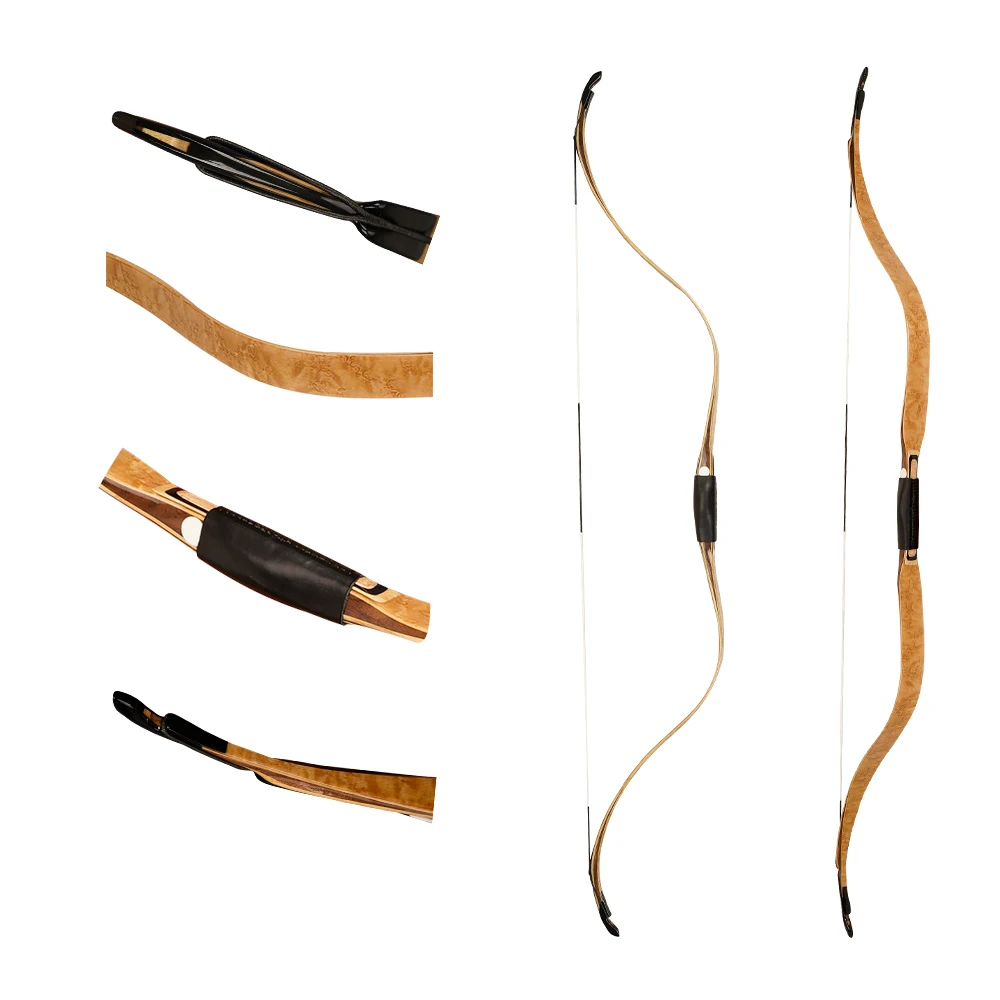 

AF Archery Si Cai Birds Eye Bow Handmade Laminated Horse Bow Recurve Bow for Hunting Hot Selling