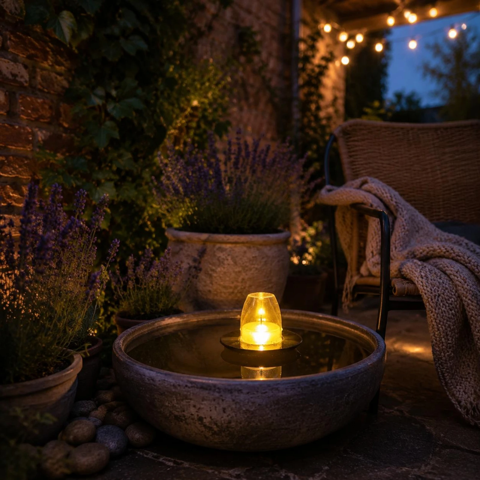 Solar Floating Candle Lamp Simulated Flame Waterproof Floating Candle Light Outdoor Decor Amber Cover Flickering for Ponds
