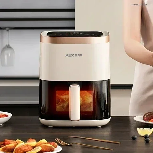 

air fryer household visual multifunctional automatic oil-free electric oven fryer freidora de aire.