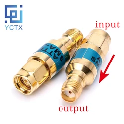 2W DC-6GHz, SMA Male to SMA Female Coaxial RF Attenuator,1/2/3/5/6/10/15/20/25/30db Attenuator,SMA Fixed Connectors Gold Plated