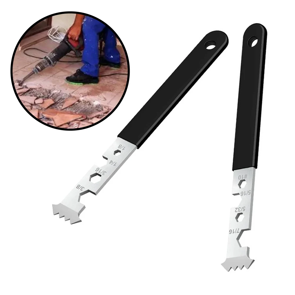 เครื่องมือขูดปูนบล็อก ขนาดประมาณ 234*20 มม. พร้อมฟันละเอียดในตัว ขูดปูนได้อย่างมีประสิทธิภาพ