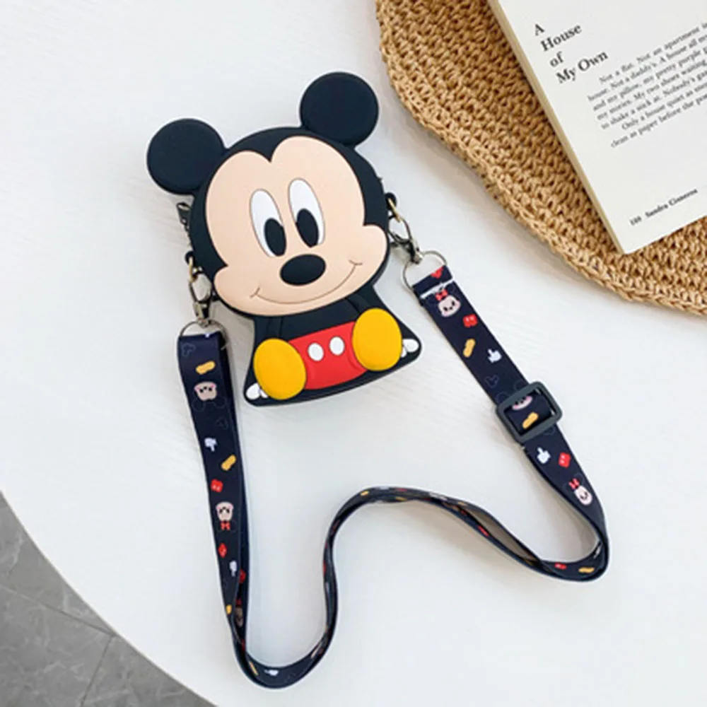 Disney mickey mouse Nuovo portamonete lady minnie borsa a tracolla borsa per carte carina pacchetto di carte borsa per carte in silicone per cartoni animati