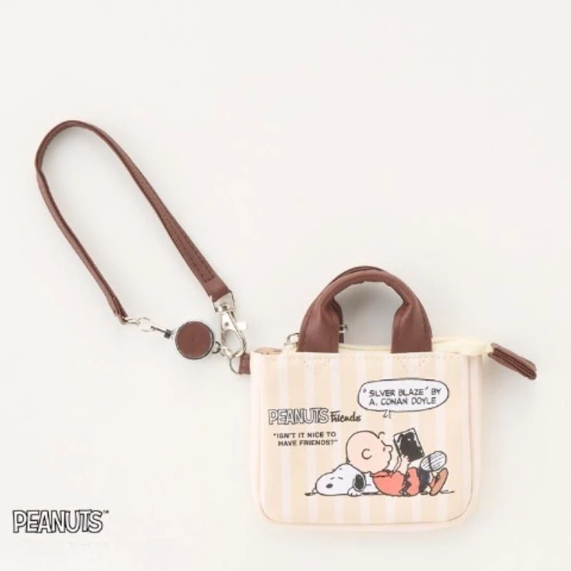 YOUMAI Snoopy Coin Purse Kawaii Japanese Cartoon Creative Mini Canvas Mouth Red Envelope Decorative Pendant Exquisite Gift