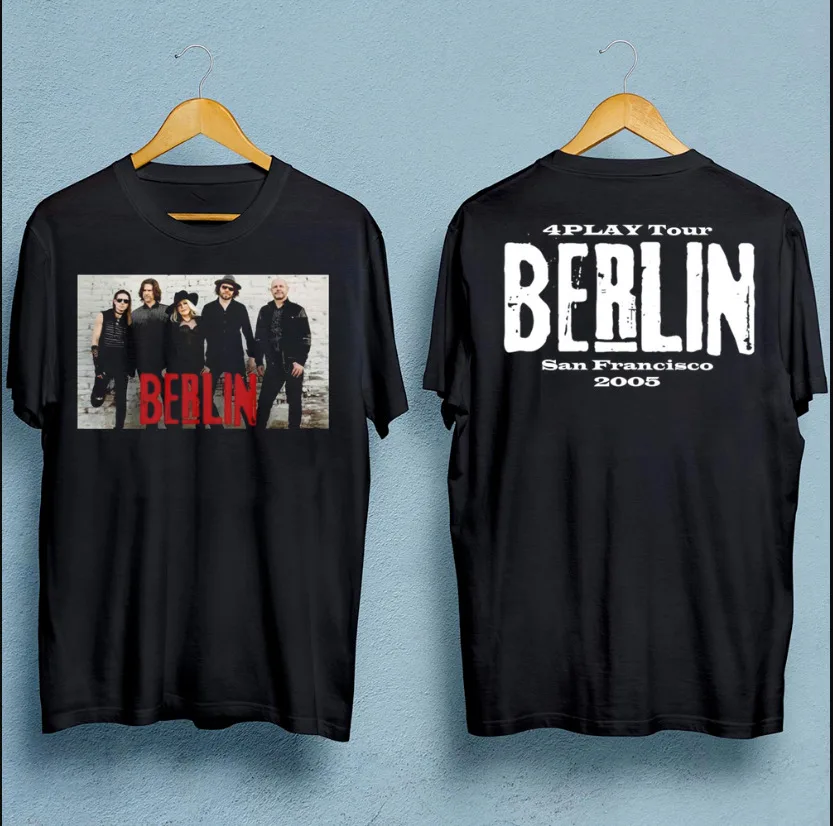 Berlin band Tour Double sided T-shirt Gift Shirt