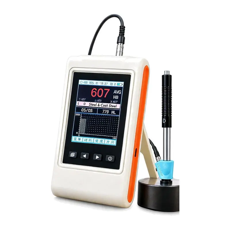 Portable Leeb Hardness Tester Color Screen Bluetooth Metal Steel Cast Iron Mold Testing
