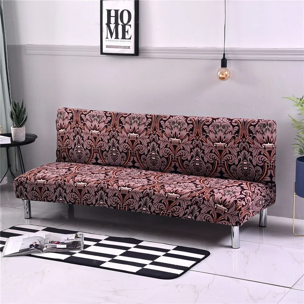 Universal Sofa Cover Folding Stretch Big Elasticity Couch Cover Sofa Without Armrest Folding All-inclusive Cover For Sofa Bed