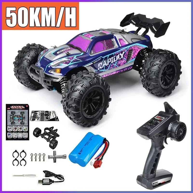 1:16 WD Remote Control Car - 80KM/H Super Brushless 50KM/H Brushed, 4x4 Off Road Drift Racing Toy for Kids Adults