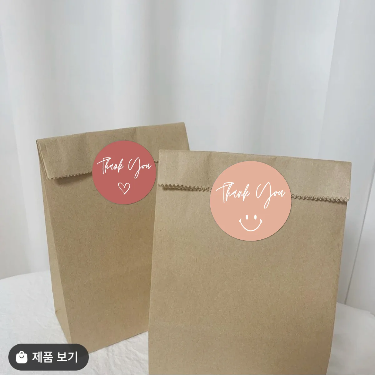 สติกเกอร์ขอบคุณแบบม้วน 38 มม. ลาย INS แบบติดเอง สำหรับธุรกิจและอุปกรณ์สำนักงาน