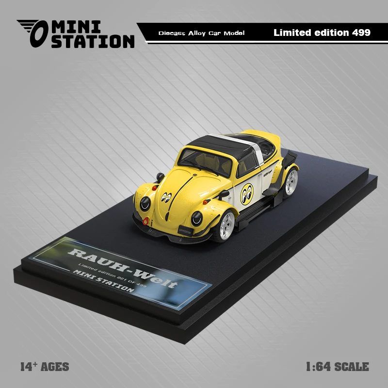 Mini Station 1:64 Mooneyes Targa T1 limited499 Diecast Model Car