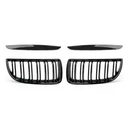 Front Bumper Kidney Double Slat Grille For BMW E90 Sedan Wagon 320i 04-07