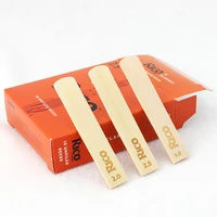 Original de EE. UU. D'Addario RICO caja naranja cañas Eb Alto Bb Soprano Tenor Barione saxofón bajo clarinete clásico