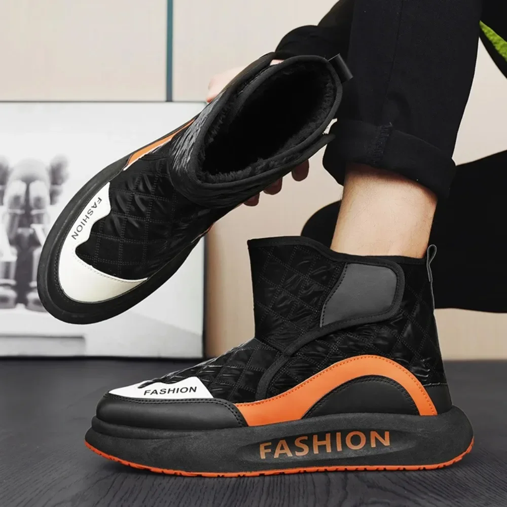 انخفاض سعر بيع شتاء جديد أحذية رجالية عالية الجودة يندبروف الثلوج الأحذية المضادة للانزلاق ارتداء مقاومة أحذية رجالي دافئة المنخفضة قطع الأحذية