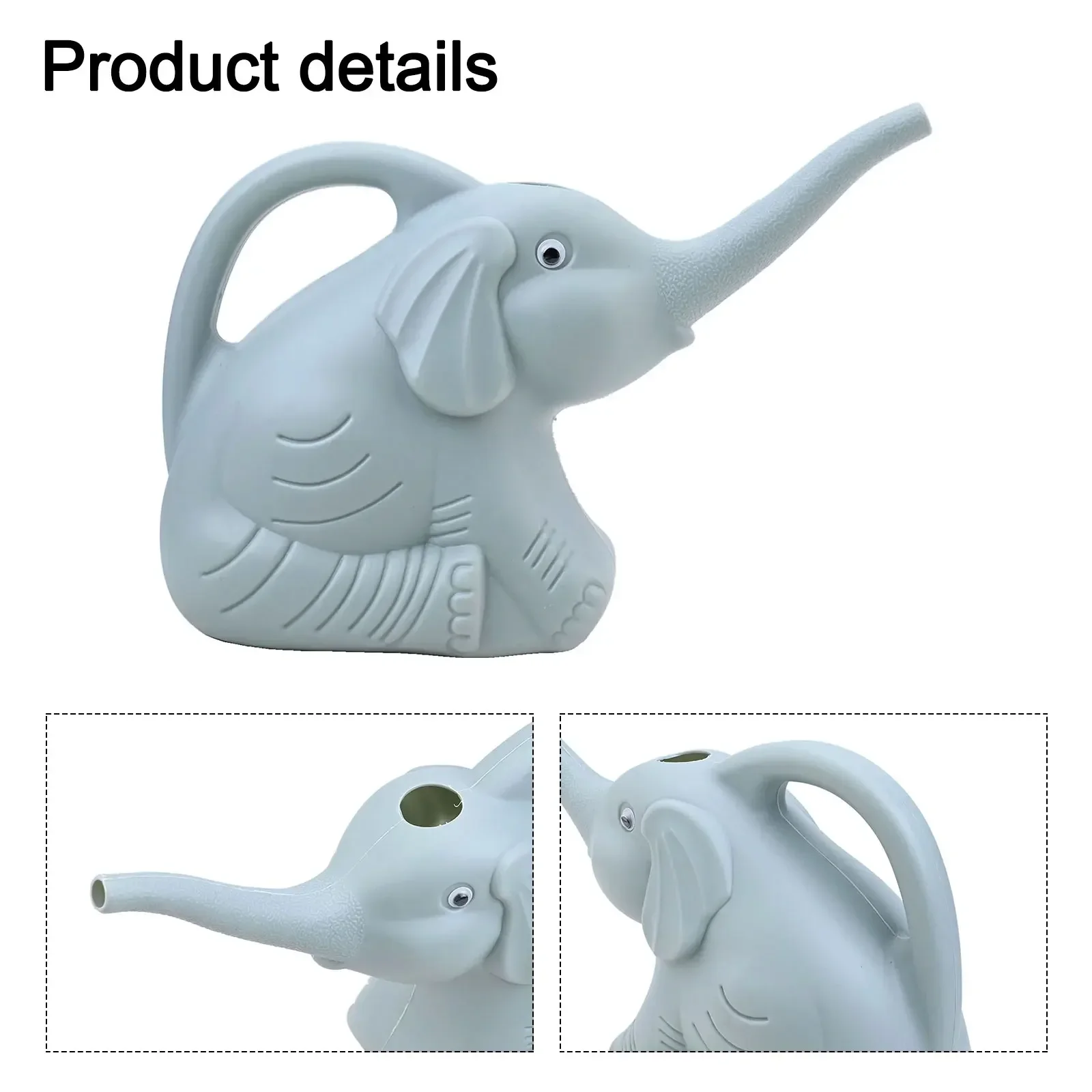 

Очаровательный слон, разбрызгивающий горшок, новинка, номер кусочков, уличная упаковка, содержимое, лейка для растений, пластик для растений