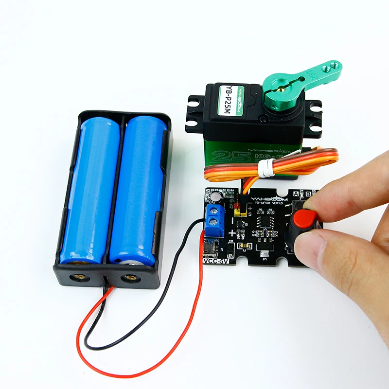 Yahboom Single-channel servo with 2 servo interface design for Robotic arm and camera PTZ