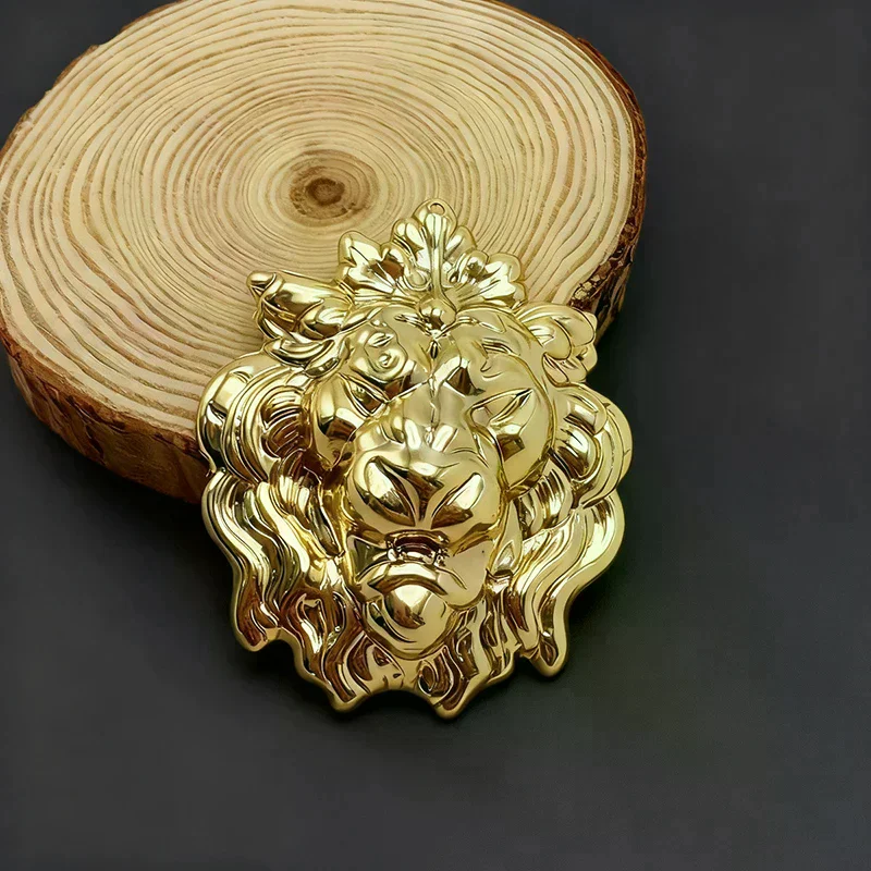 Lion Head Brooch Pin Western Style Women's Accessory For Jackets Dresses, Parties - Year-Round Wearable Pin For Fashion