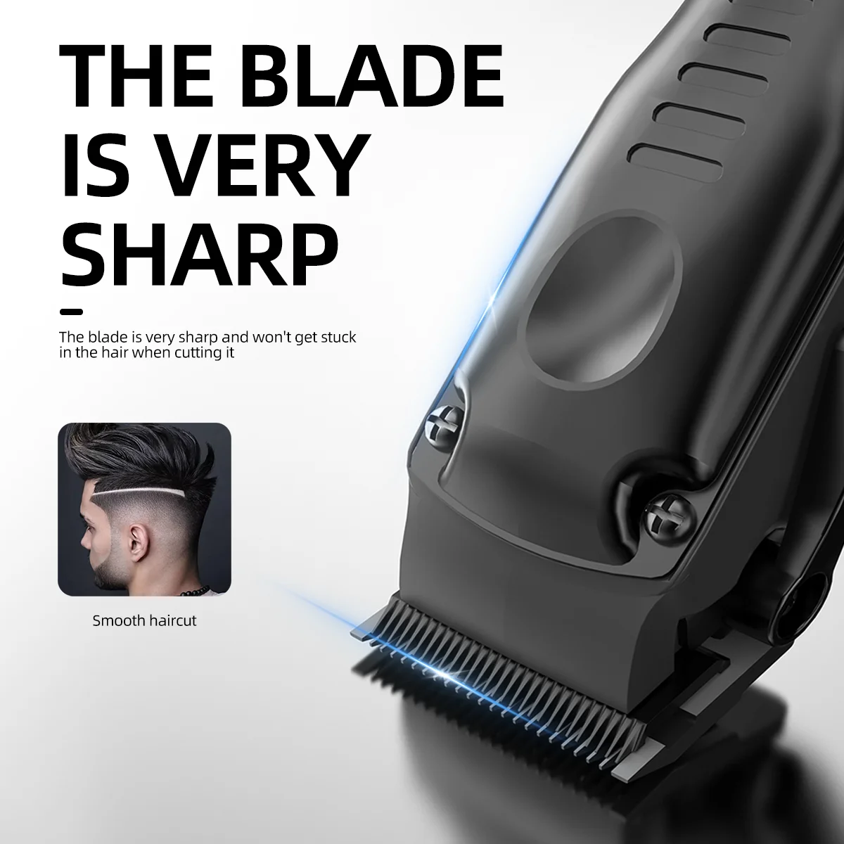 KIKIDO Hair Trimmer Cordless Professional Barber Hair Cutting Machine Electric Hair Clipper Digital Display Trimmer for Men