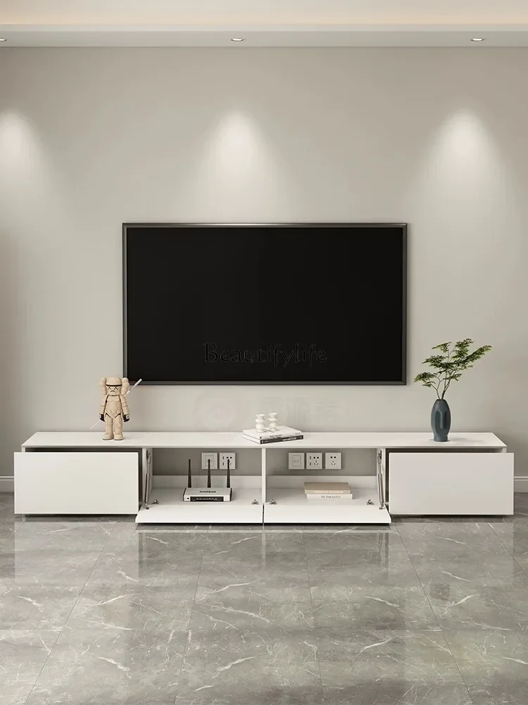 

yj5 Solid wood paint TV cabinet