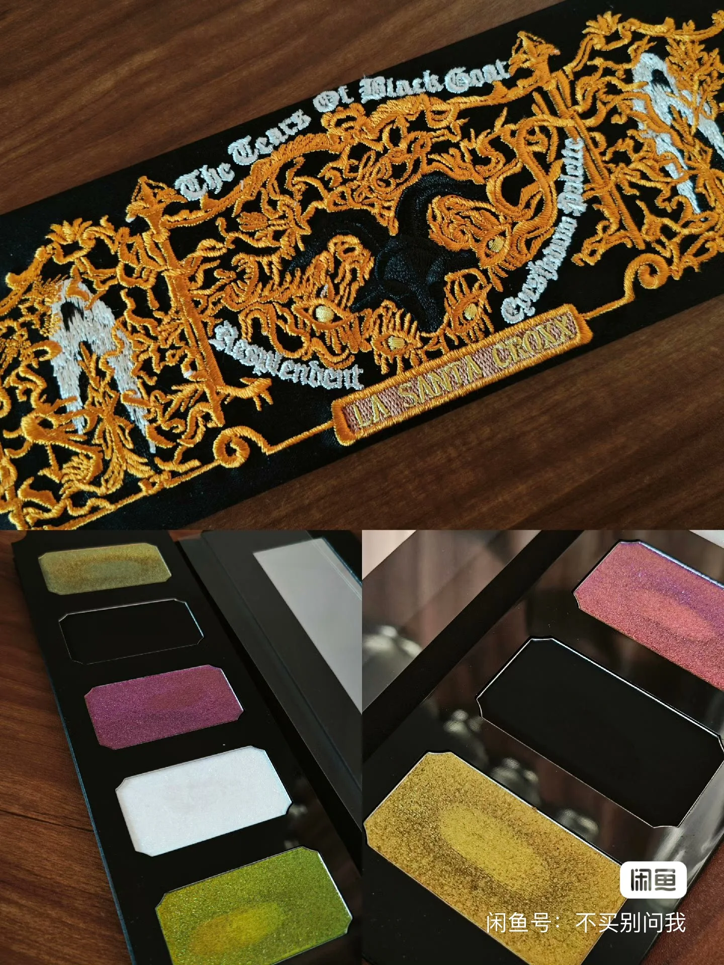 CROXX Black Goat five-color Eyeshadow Tray Chameleon Matte Eyeshadow