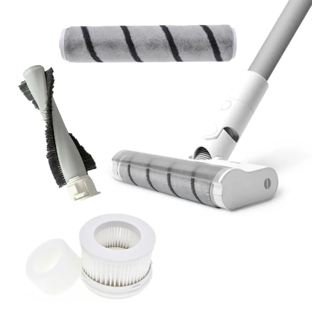 Compatible with Xiaomi Mijia 1C SCWXCQ02ZHM Handheld Wireless Hepa Filter Mite Removal Instrument Main Brush Kit  Vacuum Cleaner