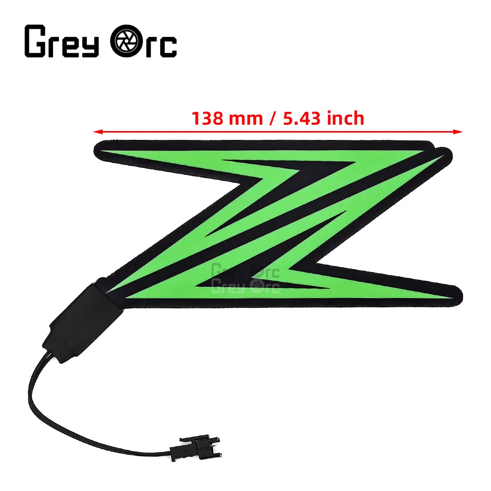 For Kawasaki Z 900 Z 650 Z 900 Z 750 Z 1000 Z 250 Cold Light Lamp Sticker Motorcycle Ornamental Tank Logo Decal