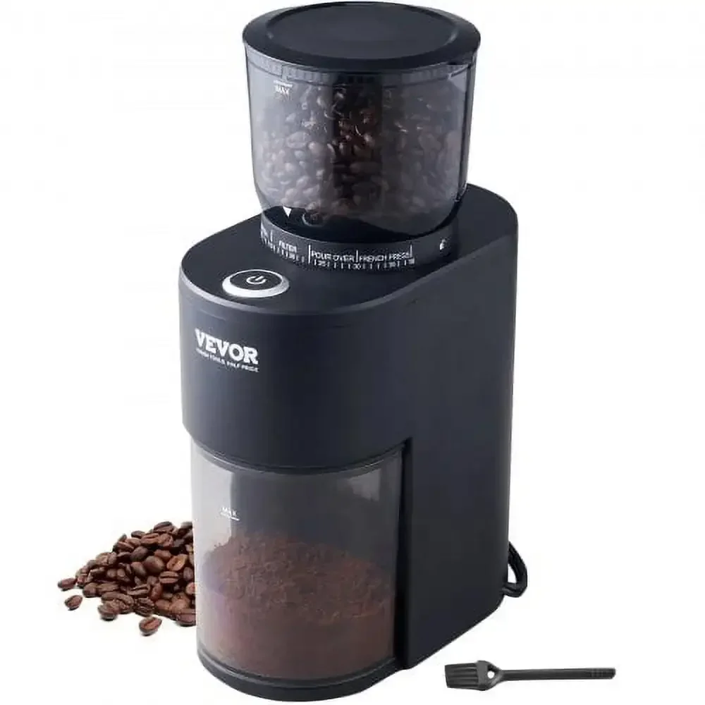 Coffee Grinder with 38 Precise Conical Burr Coffee Grinder 5.3-Ounce 20 Cups Coffee Bean Grinder Perfect for Drip, Espresso