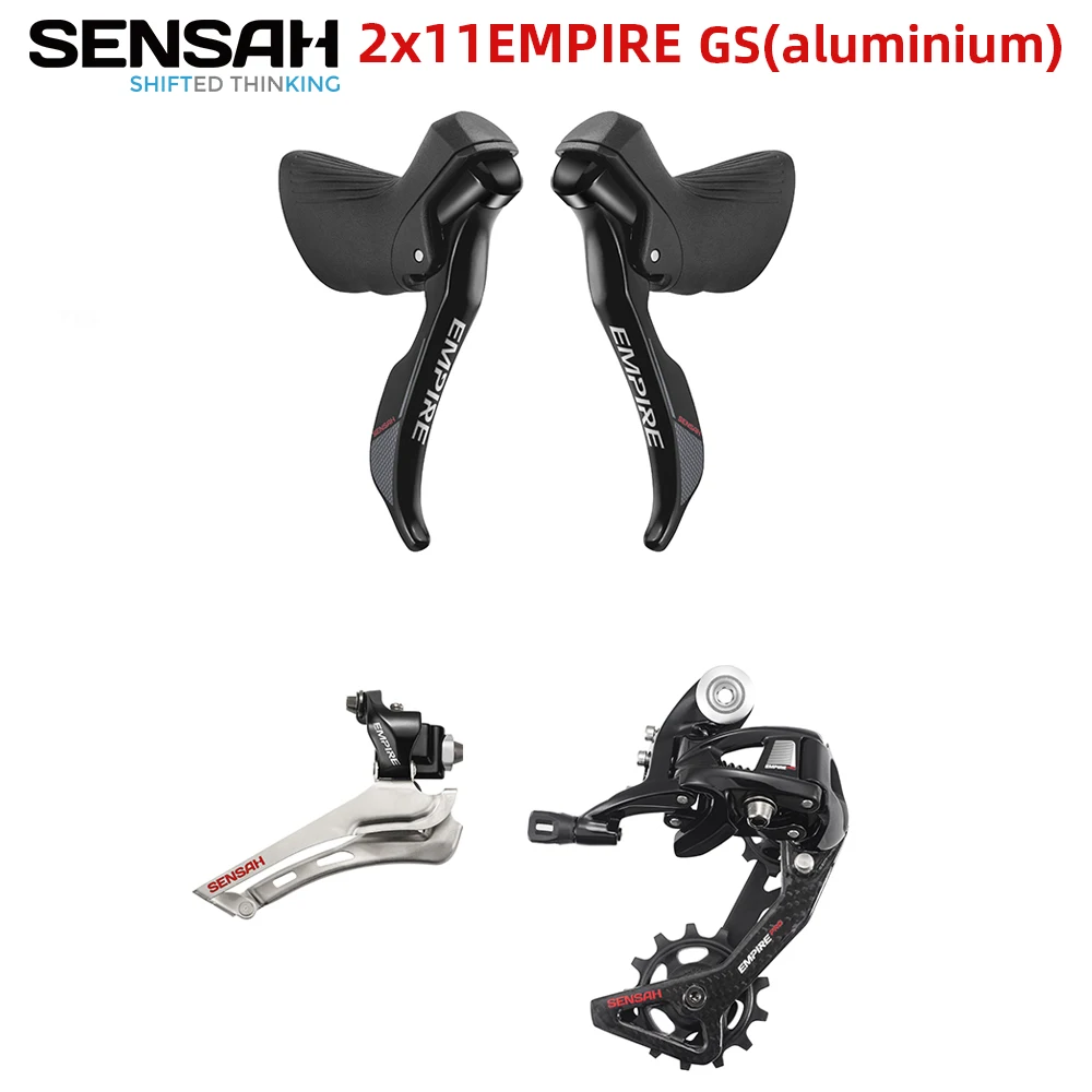 SENSAH EMPIRE 4 Kits GS/SS 2x11 Speed 22s Road Groupset R/L Shifter+FD+RD Derailleurs aluminium