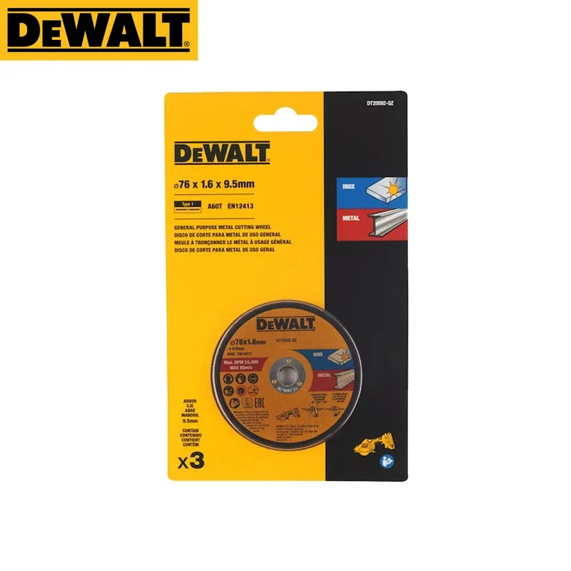 DEWALT 76MM Multi Material Blade 76MM Diamond Tile Blade 76MM Steel Cutting Blade For DCS438 DT20591 DT20590 DT20592