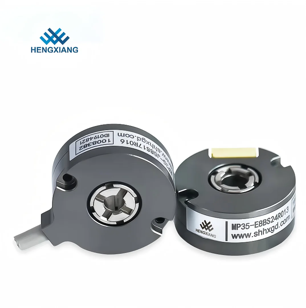 Hengxiang MP35 35mm SSI Resolution Customizable 18-bit Single-Turn Through Hole Hollow Shaft Encoder IP50