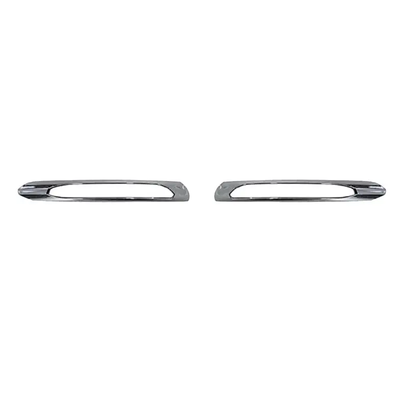 AU33-L+R Front Bumper Fog Lamp Chrome Cover Parts 2128852174 2128852274 For W212 AMG 2010-2013 Day Running Light T
