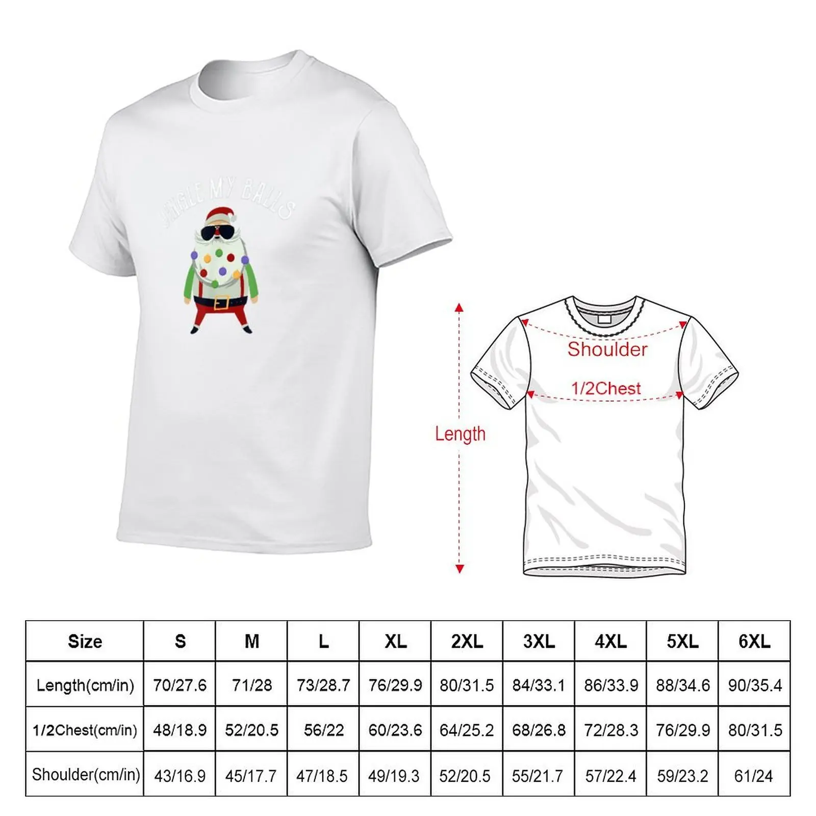 Jingle My Balls Santa Claus Hipster Dirty T-Shirt t shirts for man cotton cotton t shirt pack T-Shirt