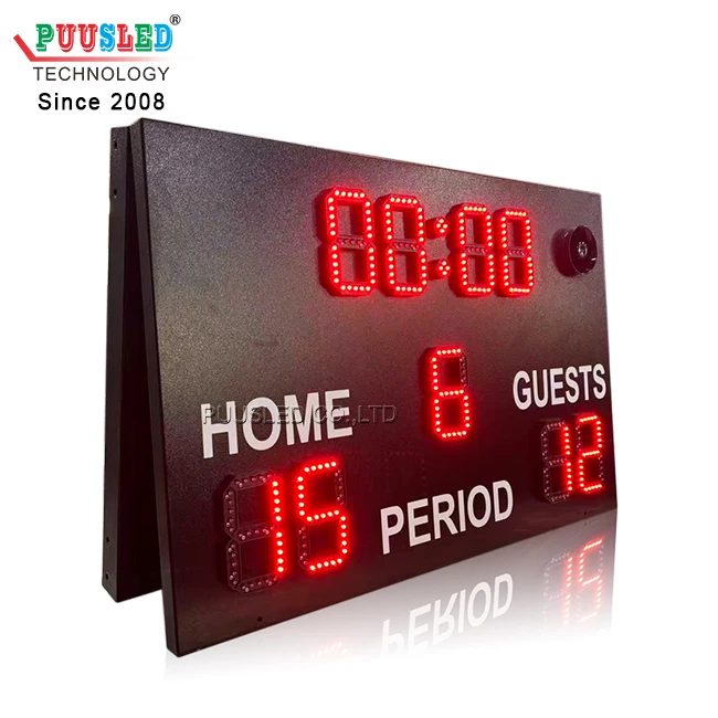 Outdoor LED  Soccer Scoreboard Digital Display IP65 Rated LED Football Scoreboard for Sports Game Sign