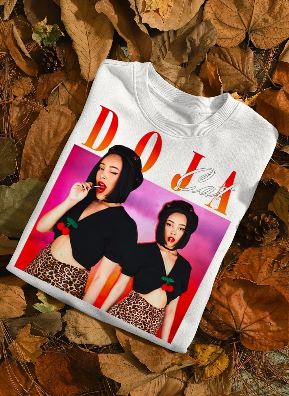 Doja Cat Collage Men T-shirt White Short Sleeve Tee All Sizes S to 5XL 1F433
