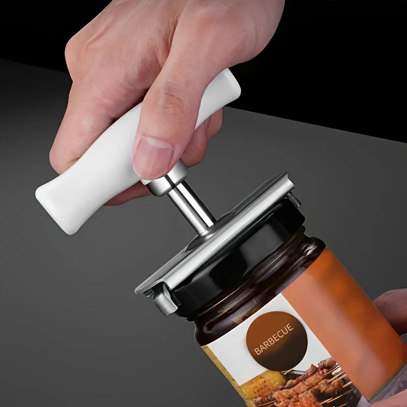 Adjustable Multi-function Bottle Cap Opener Stainless Steel Lids Off Jar Opener Labor-saving Screw Can Opener for Kitchen Gadget image 6