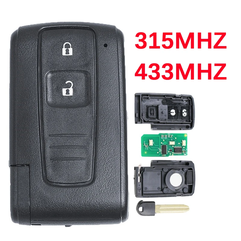 CN007187 2/3 button Smart Remote Key fob ASK 315/433MHz for Toyota Prius 2004-2009 FCC ID B31EG-485 MOZB31EG TOY43 Keyless Go