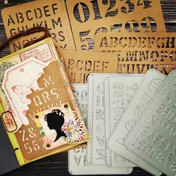 【GOGOCRAFT】MQ004 Letter Base Background Cards - Cutting Dies for JunkJournal Scrapbooking PaperDIY Original Designs