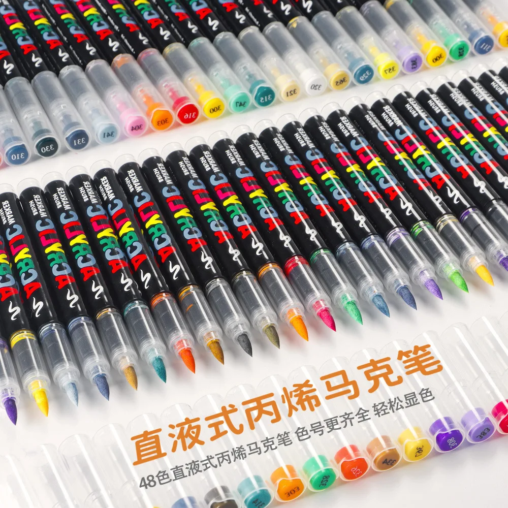 Markery, cienkie do detali, szerokie do pokrycia. Tusz na bazie wody, łatwy do blendowania. Wygodny uchwyt, trwały. Idealne dla Manga