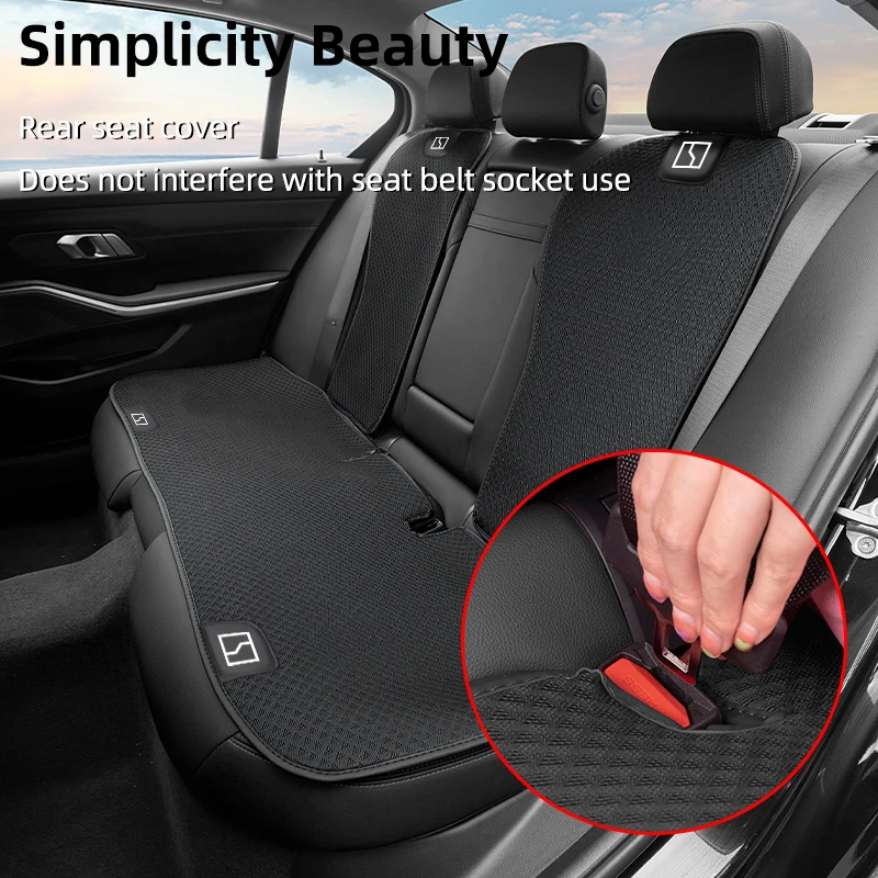 Car Ice Silk Seat Cushion Full Set Protective Cover Breathable Anti-slip Pads For Extremely Krypton X 001 009 ZEEKR NFC Accessor