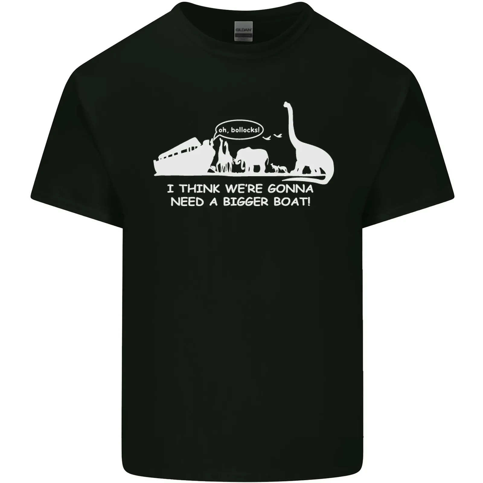Noahs Ark Dinosaurs T-Rex Atheist Atheism Mens Light Cotton T-Shirt