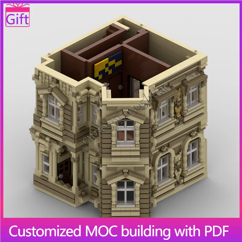 

3287 шт., хит продаж, MOC, декоративная историческая модель здания, модульные строительные блоки, детская сборка, дисплей, игрушки, фестиваль, подарок-сюрприз